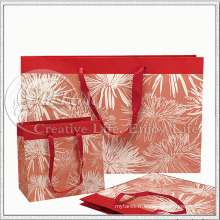 Sac en papier de conception de fleur pour des articles de cadeau (KG-PB039)